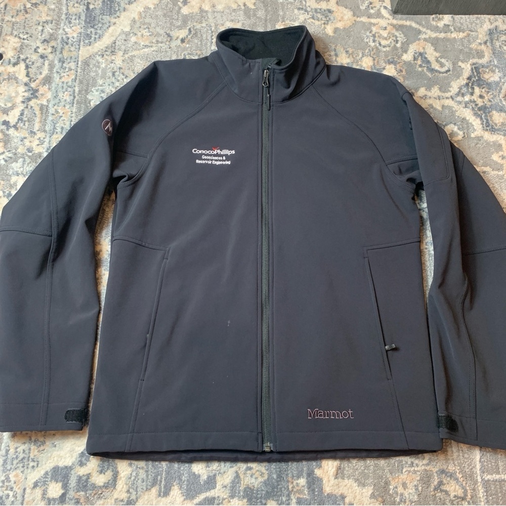 Marmot Black Men's Jacket x Conoco Phillips